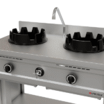 Wokstove | Gas wok stove - 2x15 kW - 2 cooking zone - Image 3