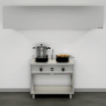 Wokstove | Gas wok stove - 2x15 kW - 2 cooking zone - Image 7
