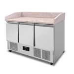 Pizza workbench | 350 L | 3 doors (1/1 GN) | +2 °C to +8 °C - Image 2