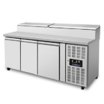 Saladette | 3 Doors (1/1 GN) | Top 8× 1/3 GN | +2°C to +8°C | Forced Cooling | Flip Lids - Image 3