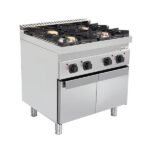 Gas stove with doors – 28.5kW – 4 Burners - G70C20K