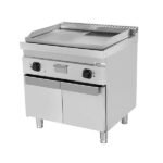 Electric Griddle – 1/2 Smooth + 1/2 Grooved CHROME - Image 2