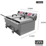 Electric Fryer 2x8L Budget - Image 3