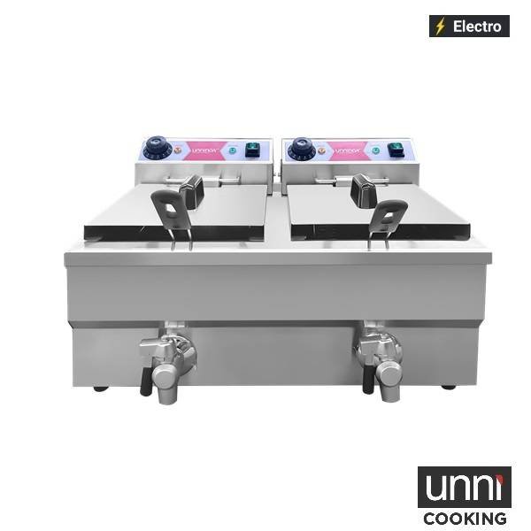 E616DF.jpg Electric Fryer 2x8L Budget - Image 1
