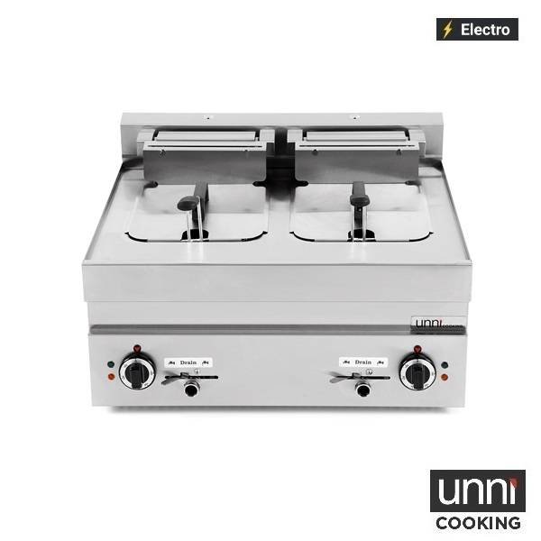 E65DF20B.jpg Electric Fryer 2x10L - Image 1