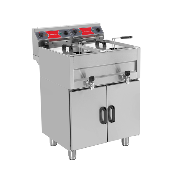 E65GV20-2.png Fryer | Electric | 2x10L | 50°C/190°C | 2x9kW (400V) - Image 1