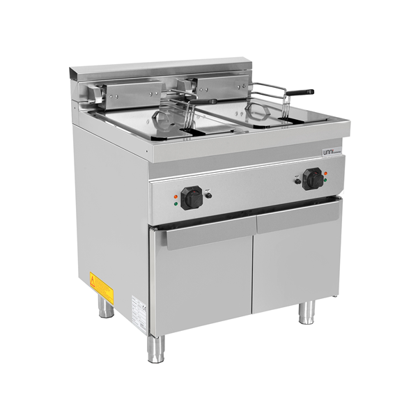 E70DF20K.png Electric Fryer 2x16L – 2x14.2kW (High Power) - E70DF20K - Image 1