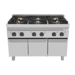 Gas stove with doors – 44kW – 6 Burners – G70C20K - Image 3