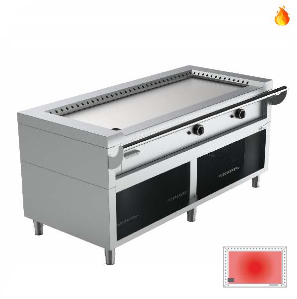 IG-3.png Teppanyaki Griddle | Gas | 27.6 kW | GAS - Image 1