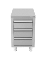 Drawer cabinet with 3 drawers