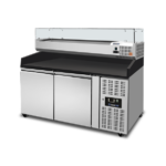 Pizza Counter 2 Doors – 151x80x100cm + BLACK - Image 3