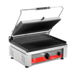 Contact/Panini Grill | Ribbed Surface 460x300 mm (Cast Iron) | 50°C/300°C - Image 5