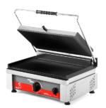 Contact/Panini Grill | Ribbed Surface 460x300 mm (Cast Iron) | 50°C/300°C - Image 4