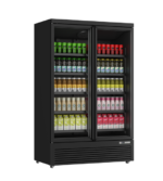 Refrigerator | 1081L | Black | 0°C to +10°C | Fan Cooling | Braked Castors