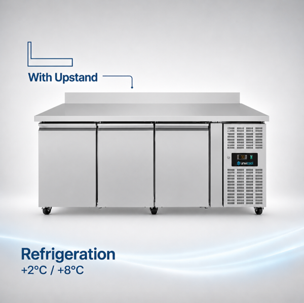 UNN3200TN.png Refrigerated Counter – 3 Doors – 1790x700x850mm - Image 1