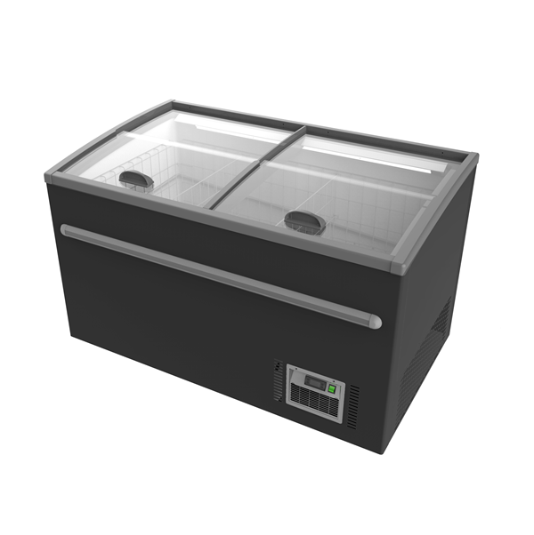 ZCD-L145S-.png Supermarket Chest Freezer | 530L | Black - Image 1