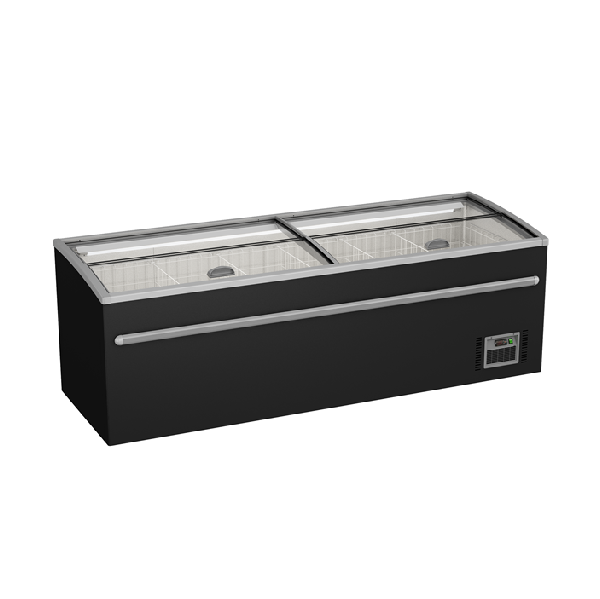 ZCD-L250S-S2.png Supermarket Chest Freezer | 1040L | Black - Image 1
