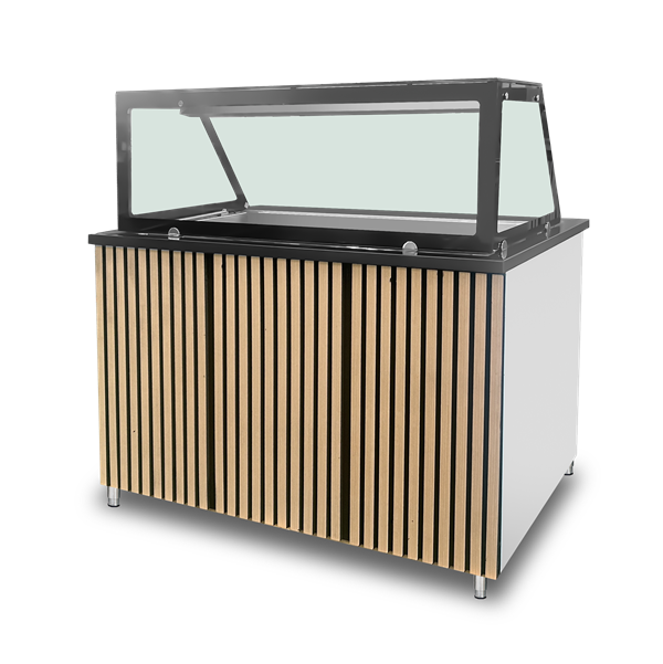 ben158-2.png Bain-Marie Counter – 3x GN 1/1 – 123 × 82 × 85.5 cm - Image 1