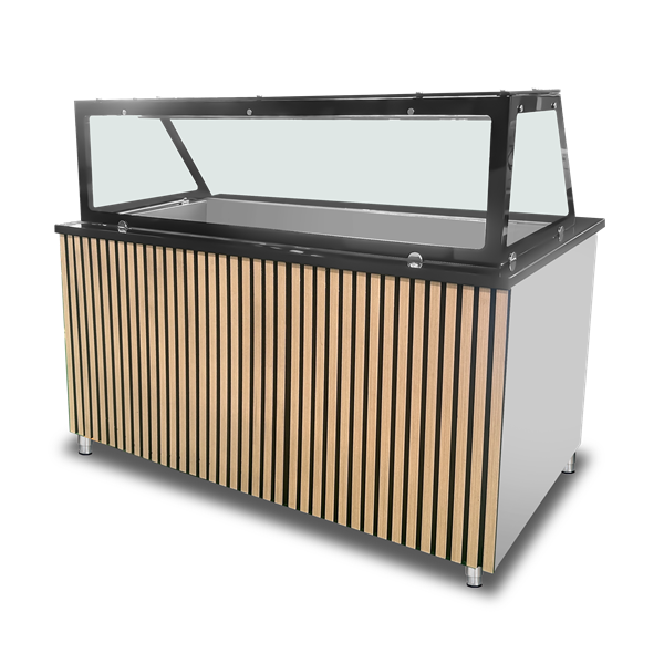 ben1881212.png Bain-Marie Counter – 4x GN 1/1 – 153 × 82 × 85.5 cm - Image 1