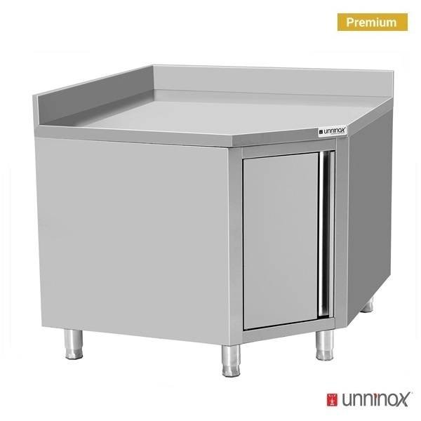 corner-table.jpg Worktable Corner With Door + Upstand 1000x700 - Image 1