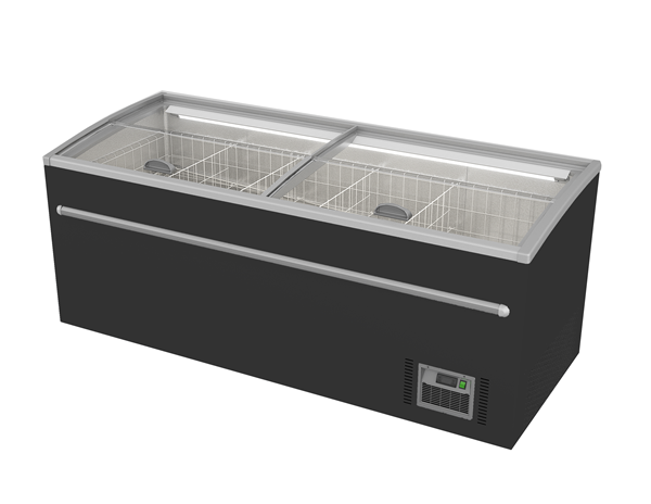 freezer700.png Supermarket Chest Freezer | 850L | Black - Image 1