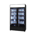 2-Door Glass Display Refrigerator 900L – Professional Display Fridge - Image 2