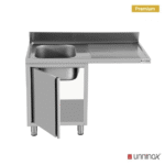 Dishwasher sink unit 140x70xH85 Bowl Left - Image 4