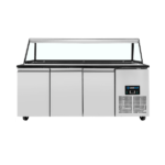 Saladette Workbench – 5x GN 1/1 Capacity - 188x82x85.5cm - Image 3