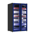Refrigerator 2 Glass Door – 900L – Blue LED Light